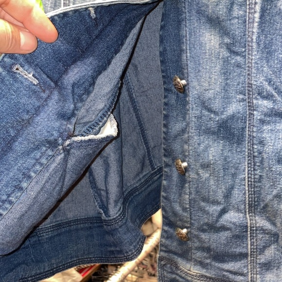 Pennintings 2x Jean jacket denim jacket , pockets size 2 X-Large blue denim - Picture 6 of 7